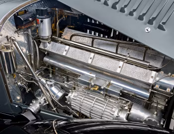 Bajo el capó Bugatti Type 50 Roadster (№50123) '1931