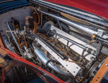 Bajo el capó Bugatti Type 57S Drophead Coupe (#57587) '1939