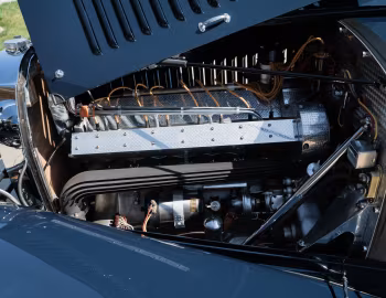 Bajo el capó Bugatti Type 57 par Franay (#57127) '1934