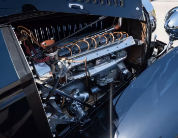 Bajo el capó Bugatti Type 57 par Franay (#57127) '1934