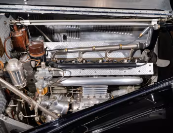 Bajo el capó Bugatti Type 57C Aravis Cabriolet by Gangloff (#57798) '1939