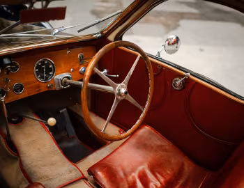 Interior Bugatti Type 57S Atalante "Roll Back" (#57384) '08.1936