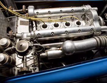Bajo el capó Bugatti Type 73C '1946