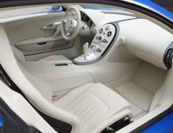 Interior Bugatti Veyron "Bleu Centenaire" '2009