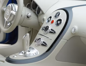 Interior Bugatti Veyron "Bleu Centenaire" '2009