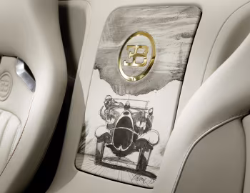 Interior Bugatti Veyron Grand Sport Roadster "Vitesse" "Black Bess" '2014