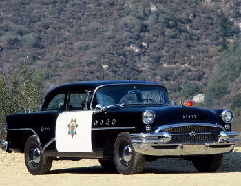 1955 Buick Century 2-door Riviera Hardtop Highway Patrol (66R-4637)