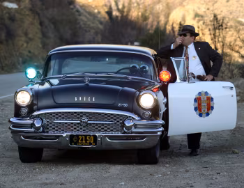 1955 Buick Century 2-door Riviera Hardtop Highway Patrol (66R-4637)