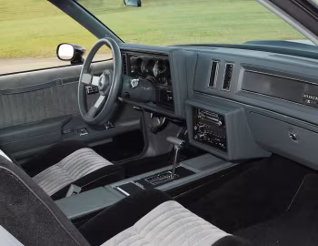 Interior 1987 Buick GNX