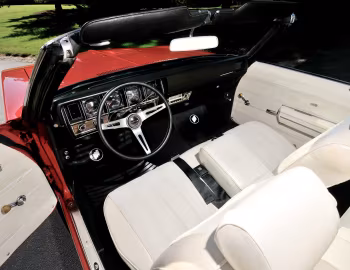 Interior 1970 Buick GS 455 Stage 1 Convertible (44667)