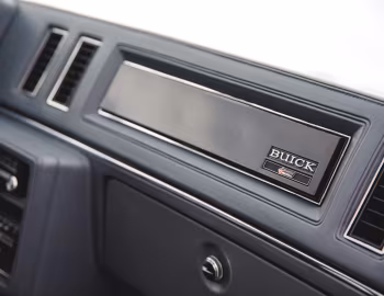 Interior 1984–87 Buick Regal Grand National (4A K47) '1983–87