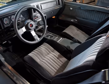 Interior 1984–87 Buick Regal Grand National (4A K47) '1983–87