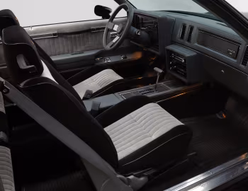 Interior 1984–87 Buick Regal Grand National (4A K47) '1983–87