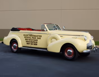 1939 Buick Roadmaster Sport Phaeton Plain Back Indy 500 Pace Car (80C)