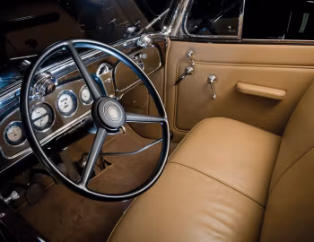 Interior 1934 Buick Series 90 Convertible Coupe (34-96C)