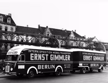Büssing Ackermann Pullman Möbeltransporter '1950