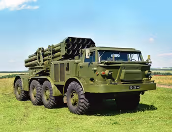 Боевая машина 9П140 из состава РСЗО 9К57 "Ураган" '1975–93