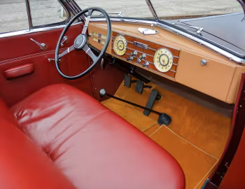Interior 1937 Cadillac Series 60 Convertible Coupe by Fisher (37-6067)