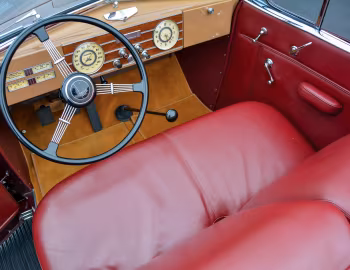 Panel frontal 1937 Cadillac Series 60 Convertible Coupe by Fisher (37-6067)