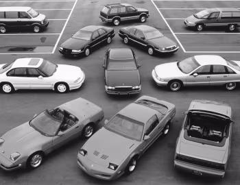Pontiac Trans Sport GT, Pontiac Bonneville SSEi, Chevrolet Corvette Convertible, Cadillac Seville, Chevrolet S-10 Blazer Sportline, Chevrolet Caprice Classic, Cadillac Eldorado, Chevrolet Astro, Buick Roadmaster, Pontiac Firebird