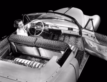 Interior 1950 Cadillac Debutante Concept Car