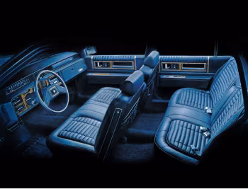 Interior 1985 Cadillac Sedan de Ville '1984–85