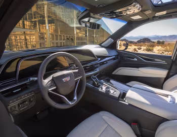 Interior 2021–pr. Cadillac Escalade 600 Platinum Sport [North America] '2020–pr.