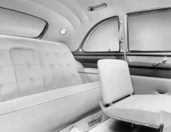 Interior 1954 Cadillac Fleetwood Seventy-Five Limousine (7523)