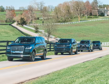 Cadillac Escalade 600 Luxury, Jeep Grand Wagoneer Obsidian, Lincoln Navigator, Lexus LX 600 F SPORT