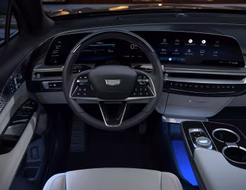 Panel frontal 2023–pr. Cadillac Lyriq Luxury [North America] '03.2022–pr.
