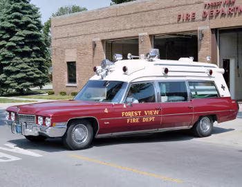 1971 Miller-Meteor Lifeliner 54 Ambulance (71-698 6989Z)