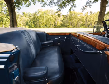Interior 1937 Cadillac Series 75 Convertible Sedan by Fleetwood (7529)