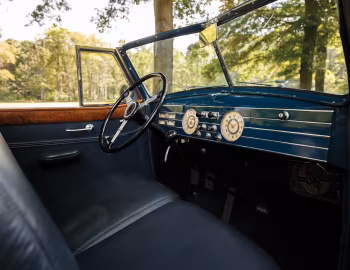 Interior 1937 Cadillac Series 75 Convertible Sedan by Fleetwood (7529)