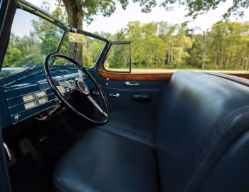 Interior 1937 Cadillac Series 75 Convertible Sedan by Fleetwood (7529)