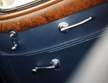 Interior 1937 Cadillac Series 75 Convertible Sedan by Fleetwood (7529)