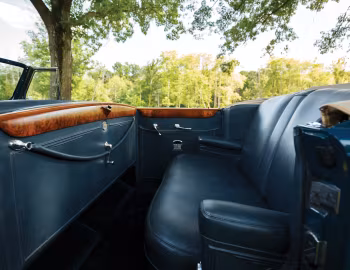 Interior 1937 Cadillac Series 75 Convertible Sedan by Fleetwood (7529)