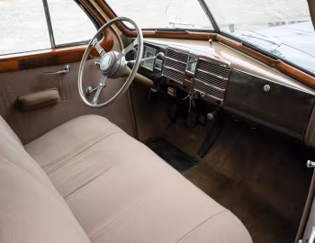 Interior 1938 Cadillac Series 75 Town Sedan by Fleetwood (38-7539)