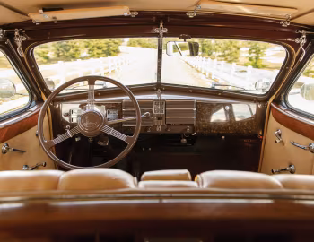 Panel frontal 1938 Cadillac Series 75 V8 Convertible Sedan by Fleetwood (38-7529) '10.1937–38