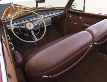 Panel frontal 1939 Cadillac Series 90 V16 Convertible Coupe by Fleetwood (39-9067)