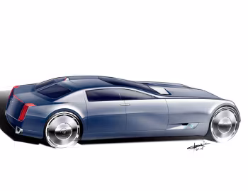 Скетч Cadillac Sixteen Concept '2003