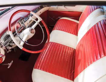Interior 1955 Cadillac Sixty-Two Convertible (6267X)