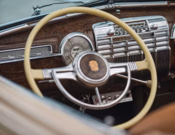 Interior 1941 Cadillac Sixty-Two Convertible Coupe Deluxe (41-6267D)