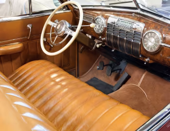 Interior 1941 Cadillac Sixty-Two Convertible Coupe Deluxe (41-6267D)