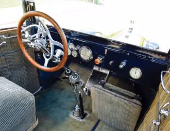 Interior 1917 Cadillac Type 55 Convertible Victoria