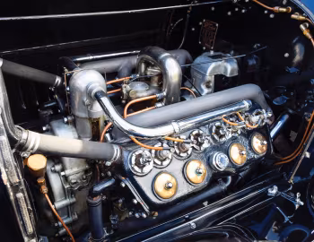 Bajo el capó 1917 Cadillac Type 55 Convertible Victoria