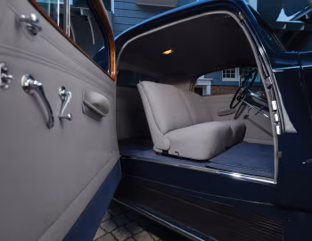 Interior 1935 Cadillac V12 370-D 2-passenger Coupe by Fleetwood (40-5776)