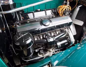 Bajo el capó 1931 Cadillac V12 370-A Phaeton by Fleetwood