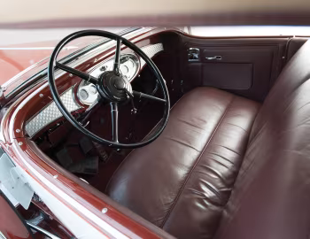 Interior 1931 Cadillac V12 370-A Phaeton by Fleetwood