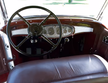 Panel frontal 1931 Cadillac V12 370-A Phaeton by Fleetwood