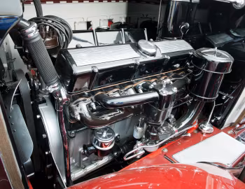 Bajo el capó 1931 Cadillac V12 370-A Phaeton by Fleetwood